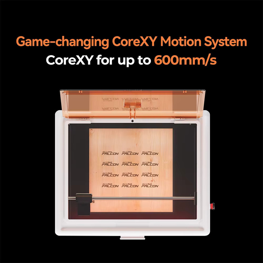 Creality Falcon A1 10W Lasergraviergerät mit intelligenter Materialerkennung, HD-Kamera und CoreXY-Bewegungssystem - Bild 2