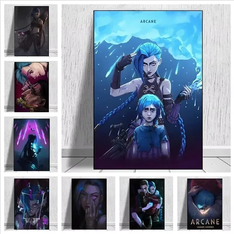 Selbstklebendes Cyberpunk Poster von GUANQIYUANQUAN in Multicolour als dekorative Wandgestaltung für das Kinderzimmer oder Schlafzimmer - Bild 1