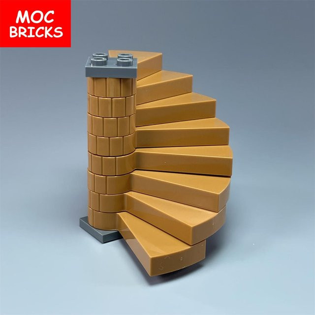 Yiran toy Konstruktionssteine Stadt Burg Treppen Wendeltreppe 6–12 Jahre - Bild 1