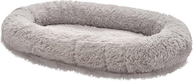 Orthopädisches Hundebett in Menschengröße von Buying Solutions, MB, aus Microfaser mit Memory-Schaumstoff, Grau, B/T/H: 132 x 86 x 24 cm - Bild 1