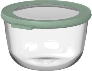 Mepal Cirqula Glas-Frischhaltedose, 1000 ml, grün, luftdicht und auslaufsicher - Bild 1