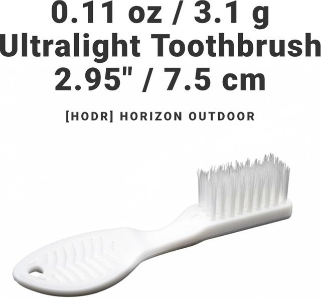 HODR Ultraleichte Zahnbürste, 3,1 g - Bild 1