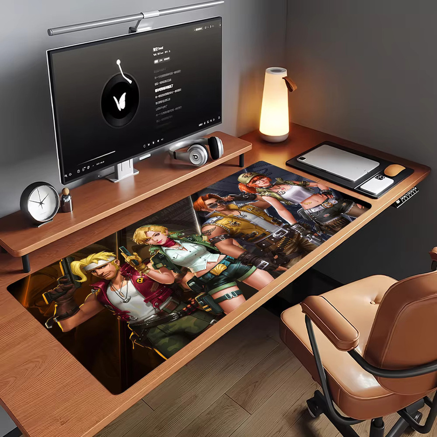 Game M-Metal S-Slug-S Mauspad in Multicolour, rutschfeste Gamer-Schreibtischunterlage für Computer und Laptop - Bild 2