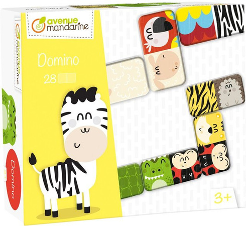 Avenue Mandarine Lernspiel Domino Tiere und Texturen ab 3 Jahren