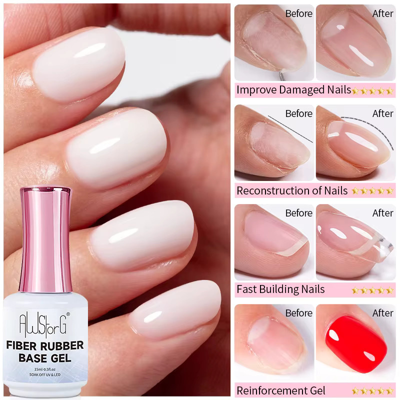 AWStorG Faser-Gummi-Basisgel, klar, 15 ml - Bild 2
