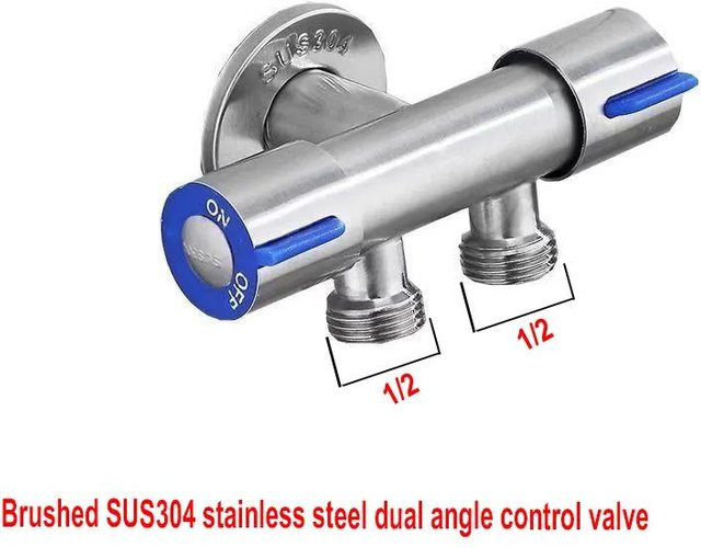 Yiran Furniture Handheld Bidet Sprayer Set aus Edelstahl in Silber - Bild 1