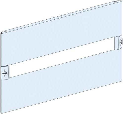 Schneider Electric PrismaSeT-P Frontplatte in Weiß mit 45mm Ausschnitt, 1-reihig, Breite: 65 cm, Höhe: 4 Module - Bild 1