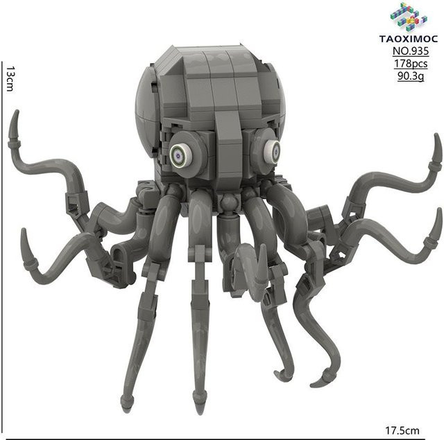Binchi Outdoor Product Subnautica Bloop Meeresmonster Bausteine, grau, ab 14 Jahren - Bild 1