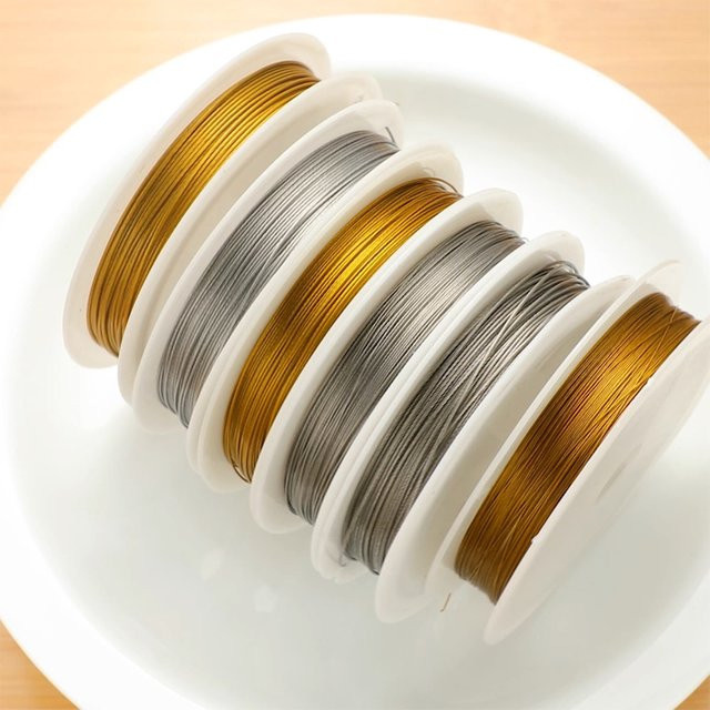 Leyoor Edelstahldraht, Steel color, 0,3–1,0 mm - Bild 1