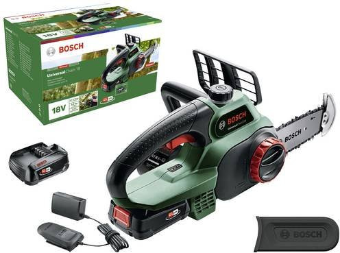 Bosch UniversalChain 18 Akku-Kettensäge in Grün/Schwarz mit Akku und Ladegerät - Bild 3