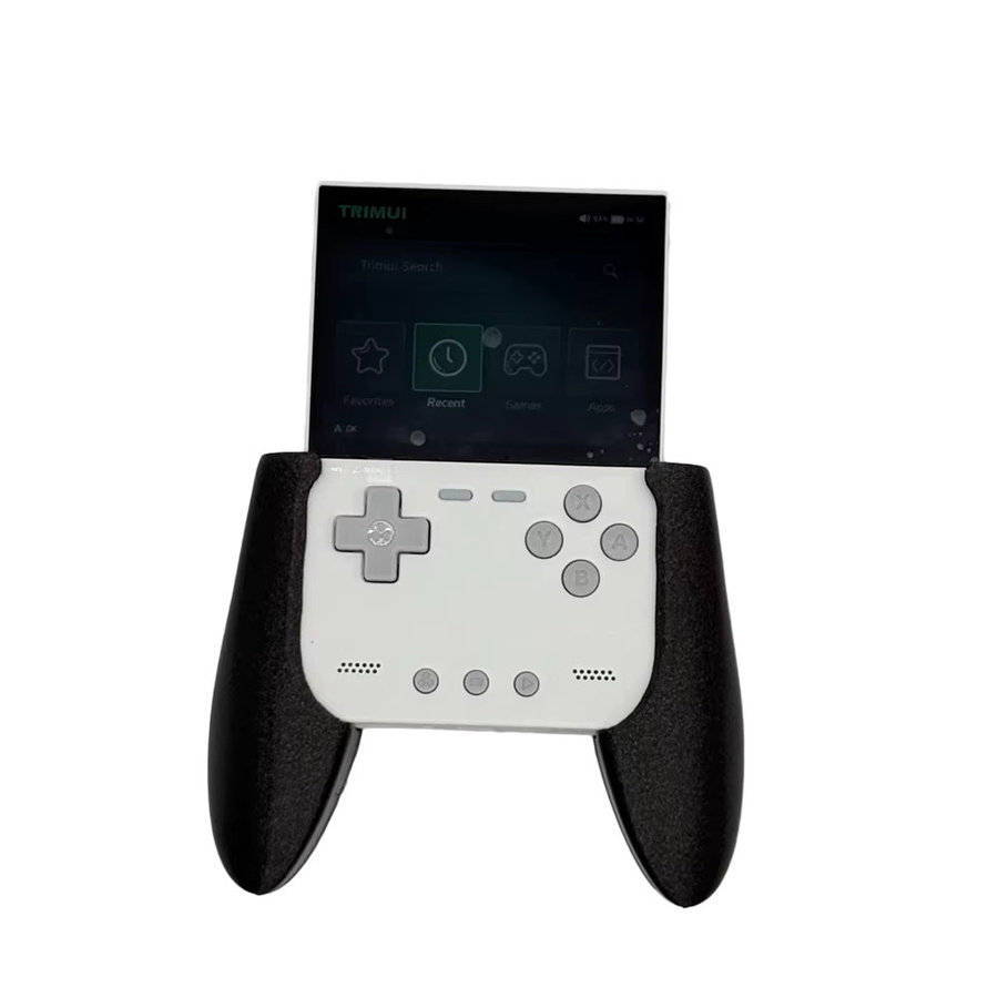 FARAJIAJ Ergonomischer Controller-Griff für Trimui Ziegel Spielkonsole, 3D-gedruckter DIY Grip, Farbe: Weiß - Bild 2