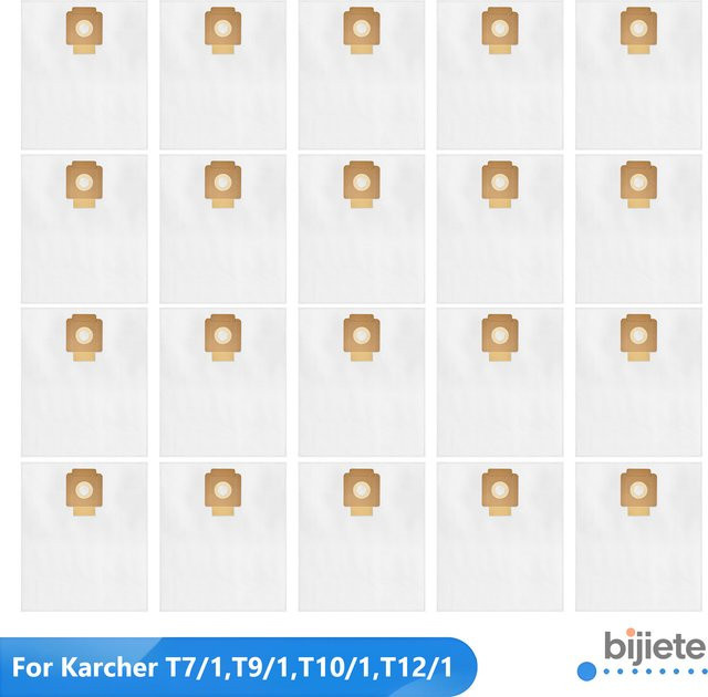 Karcher Staubbeutel für Staubsauger der Serie T7/1 T9/1 T10/1 T12/1 in Weiß - Bild 1