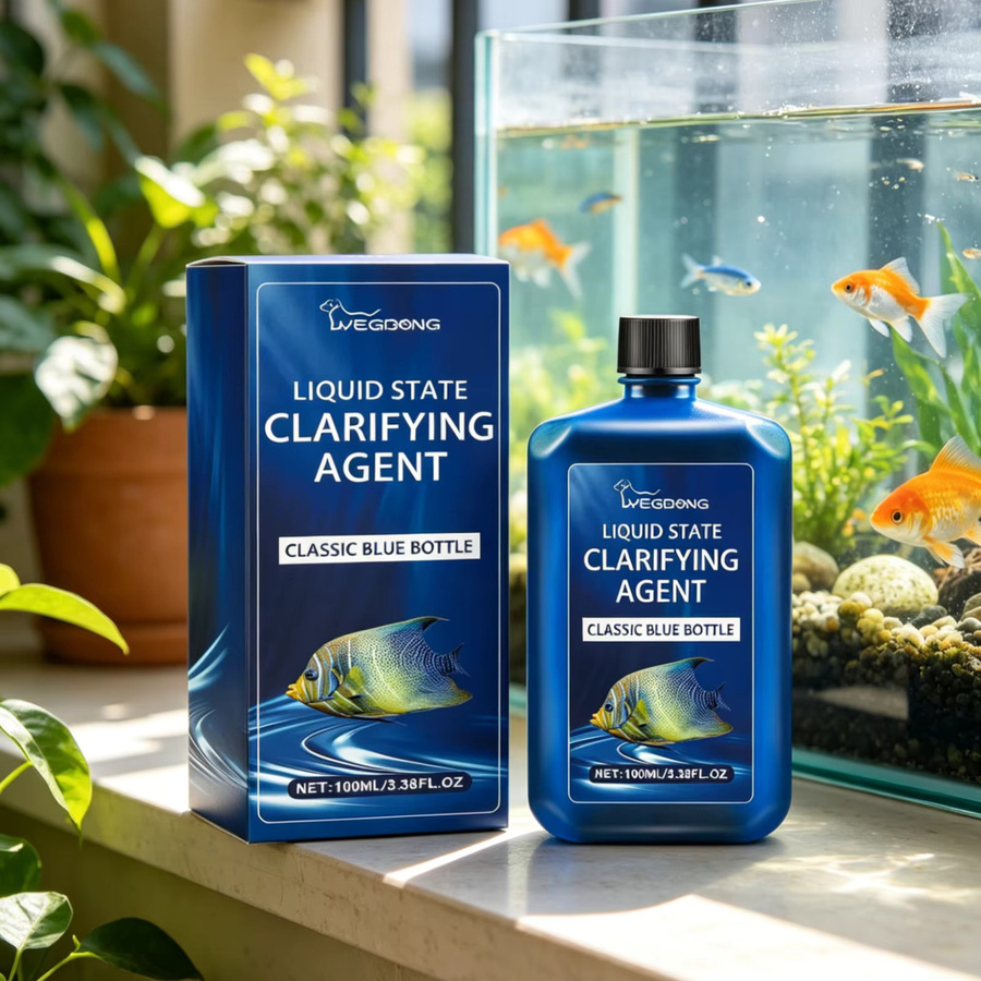 YEGBONG Aquarium Wasserklärer zur Verbesserung der Wasserqualität und Hemmung von Algenwachstum in Blau - Bild 3
