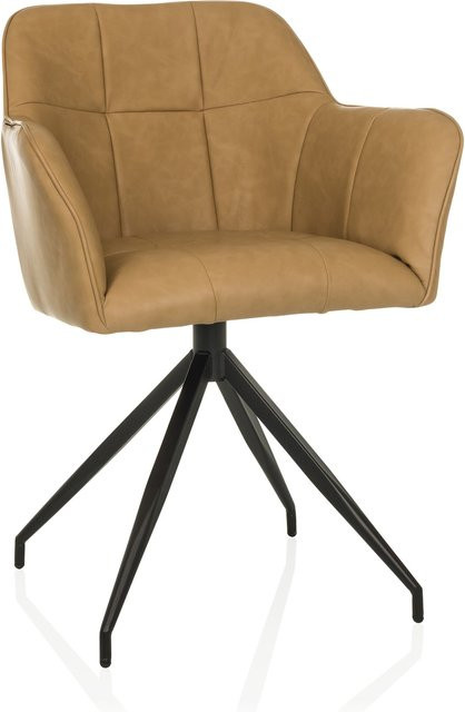 hjh LIVING Esszimmerstuhl ELVERUM SPU in modernem Design aus Kunstleder - Bild 1