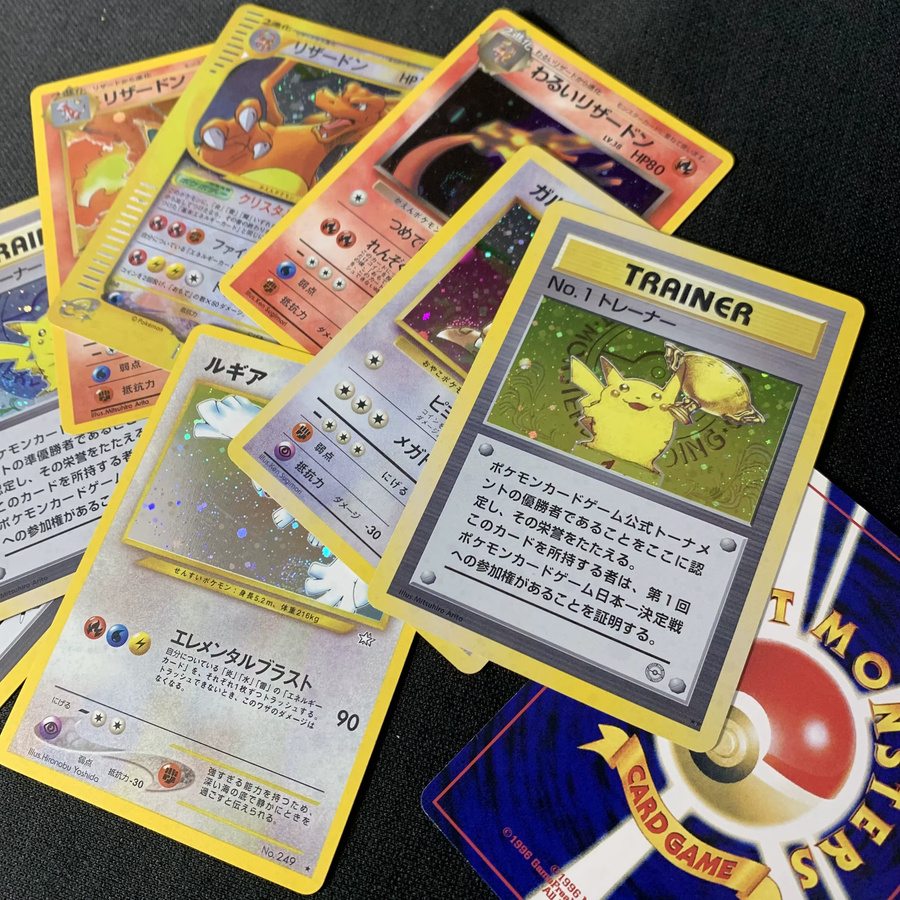TAKARA TOMY Pokémon Proxy-Karten, Japanische Rocket Neo Era Lugia e-Series Era Charizard Pikachu, Spielzeug - Bild 1