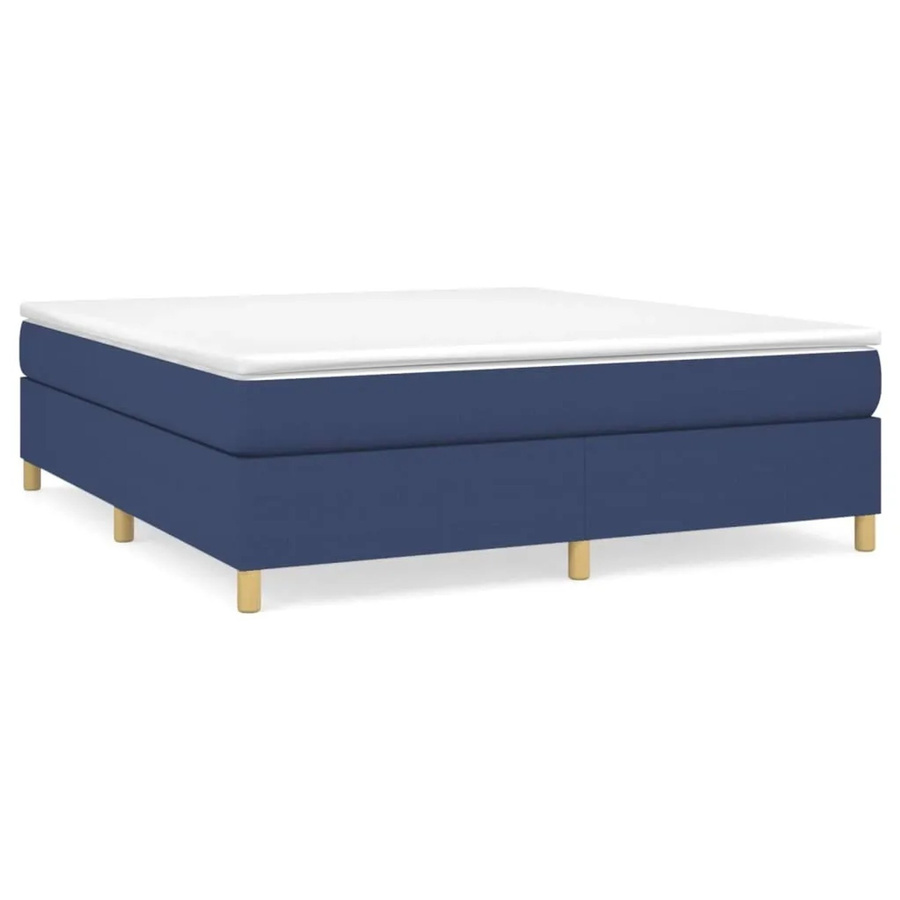 vidaXL Boxspringbett mit Matratze Hybrid Blau B: 180 cm, T: 200 cm - Bild 2