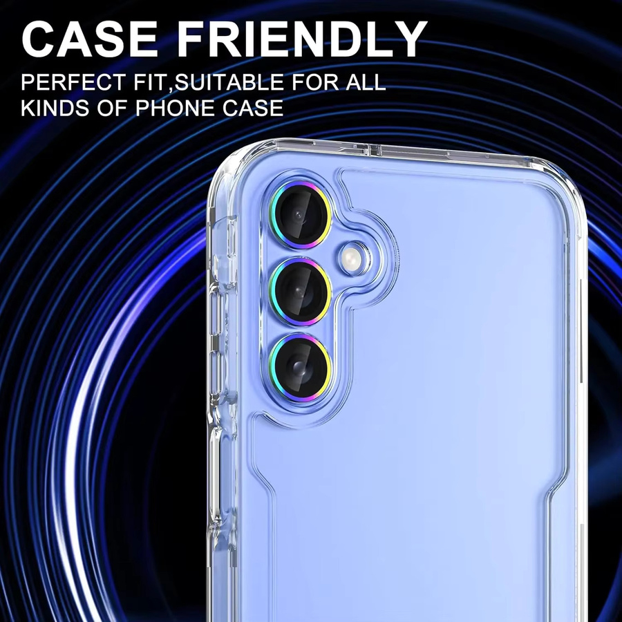 Metall Kamera-Ringschutz für Samsung Galaxy A57 A37 A55 A15 A35 A54 A14 A34 S26 Ultra aus Legierung mit HD-Glas in Schwarz und Multicolour - Bild 5