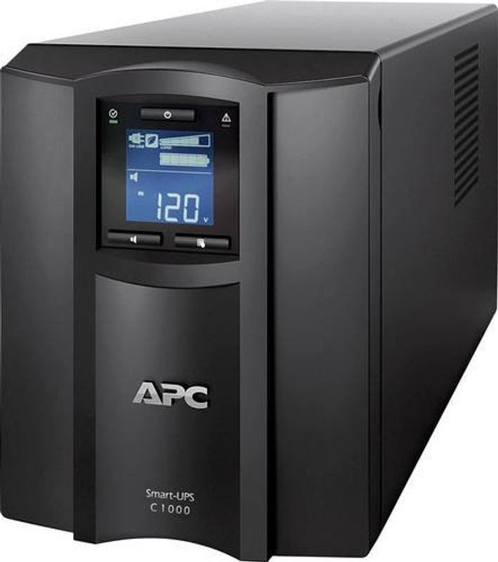 APC Smart-UPS SMC1000IC USV mit 1000 VA und 600 Watt, Schwarz - Bild 2