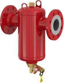 Flamco Schlammabscheider Clean Smart 125 F DN 125 in Rot mit 59 l Volumen und 10 bar Druckfestigkeit - Bild 1