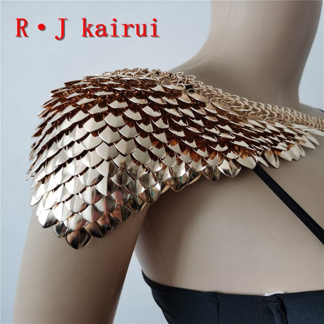 R·J kairui Schulterkette, Gold, Unisex - Bild 1