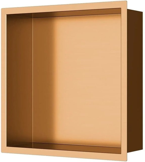 Swiss Aqua Technologies Duschnische Wandnische aus Edelstahl 304 in Rosengold Gebürstet, Montage ohne Bohren, B/T/H: 30 x 30 x 30 cm - Bild 1