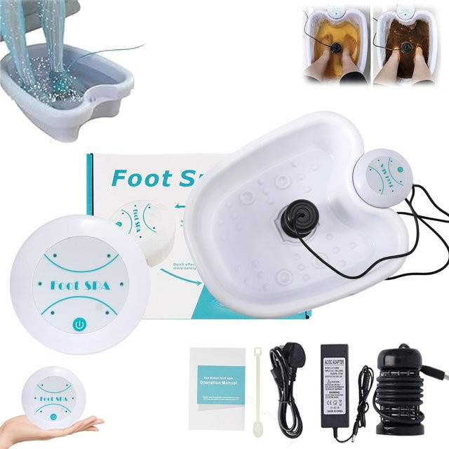 Lpnove Ionisches Detox Fußbad, Elektrische Fußmassage, Weiß, Unisex - Bild 1