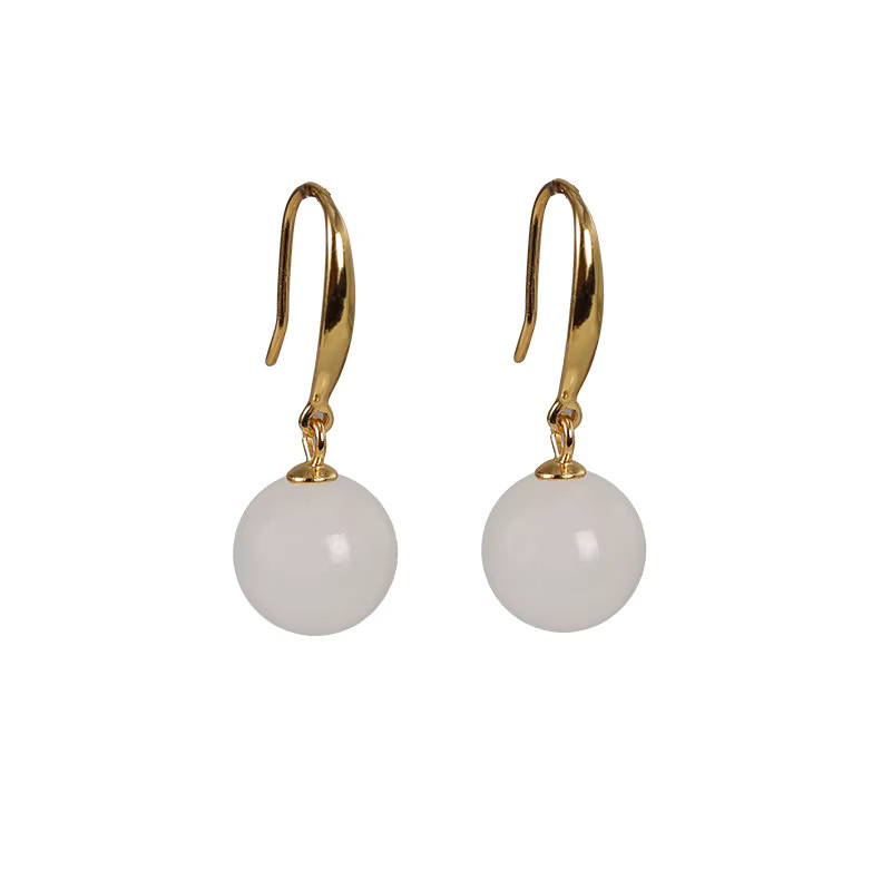 ALCADEN Ohrringe, Perle, Edelstahl, Gold, Damen - Bild 5