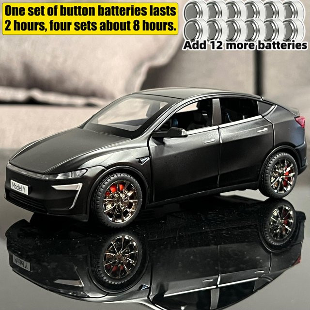Linyi toy car Modell Y Elektro-SUV, Spielzeug Auto Modell, 1:32, Metall, ab 18 Jahre - Bild 1