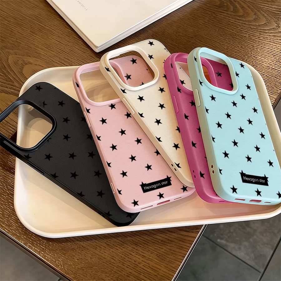 Stoßfeste Silikon-Handyhülle mit Lederoptik für iPhone von AKABEILA in Grün und Multicolour - Bild 5