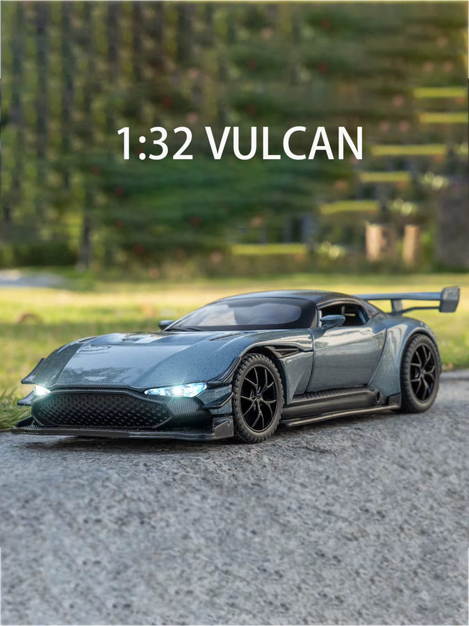 RMZ city Vulcan DB12 Automodell, 1:32 Maßstab, mit Licht und Sound, Druckguss-Fahrzeug - Bild 7