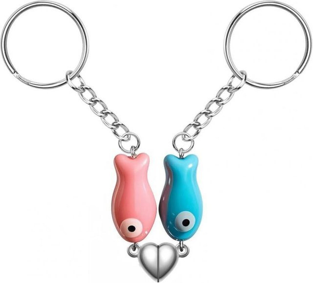 Bangpai Schlüsselanhänger, Magnetisch, Unisex, Pink, Blue, Gray - Bild 1