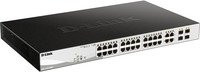 D-Link DGS-1210-28MP/E Smart Managed Switch mit 24 x 10/100/1000 PoE+ Ports und 4 x Combo Gigabit SFP Ports, 370 W PoE-Budget - Bild 1