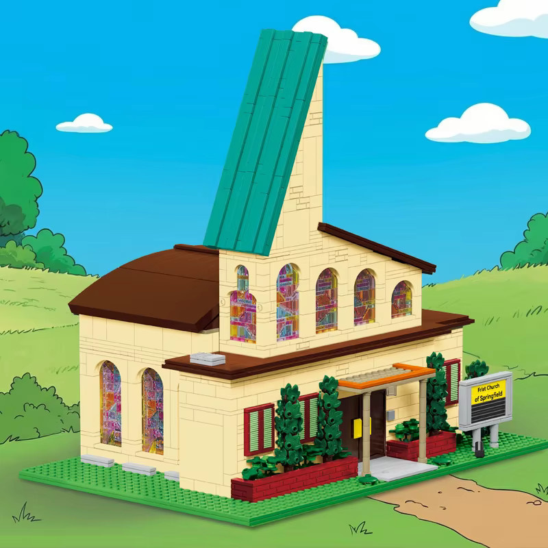 Springfield Kirchenbaukasten Stadtansicht-Architektur, 2465 Teile, ab 14 Jahren - Bild 3