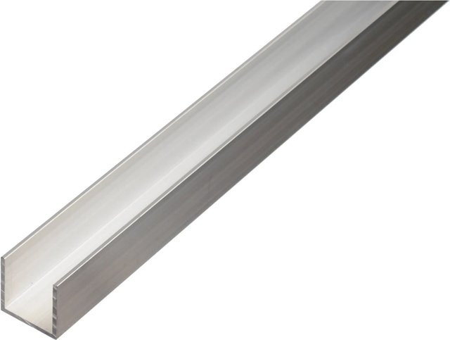U-Profil Aluminium GAH Alberts Silber B/T/H: 15 x 15 x 1000 mm - Bild 1