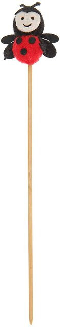 Rico Design Deko-Stecker Marienkäfer in Rot, Höhe: 23 cm - Bild 1