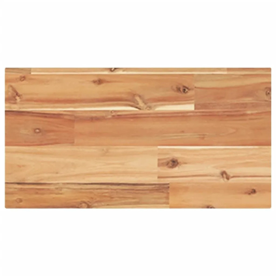 vidaXL Tischplatte Rechteckig aus Akazienholz in Braun B: 60 cm, T: 20 cm, H: 2 cm - Bild 2