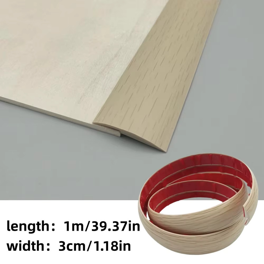 Selbstklebende Bodenübergangsleiste aus PVC für Teppich und PVC als Schwellenübergang, Breite: 3 cm - Bild 2