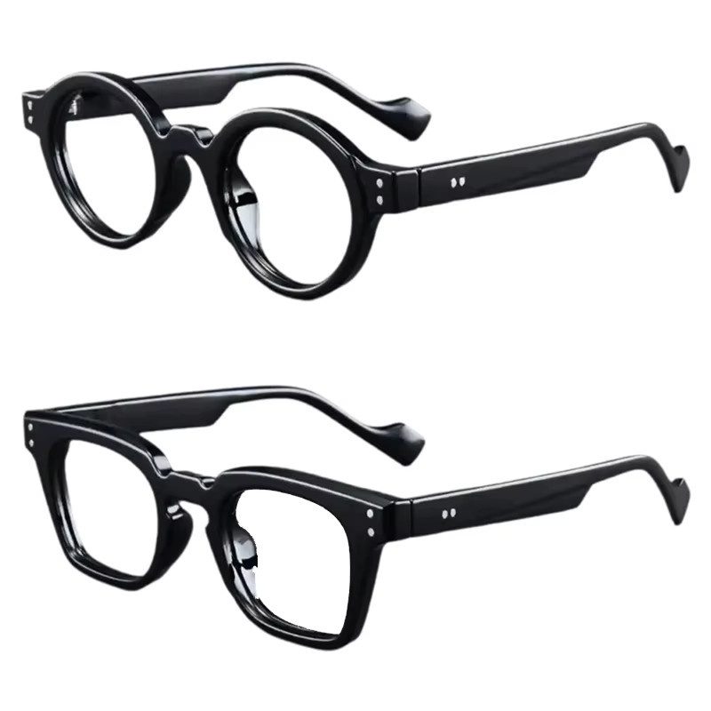 Hindfield Lesebrille, Unisex, Vollrand, Rund, Schwarz, Kunststoff - Bild 2