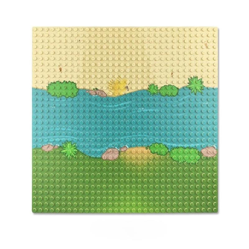 Yiran toy Grasland Grundplatte Bauklotz-Grundplatte 1-teiliges Set - Bild 1