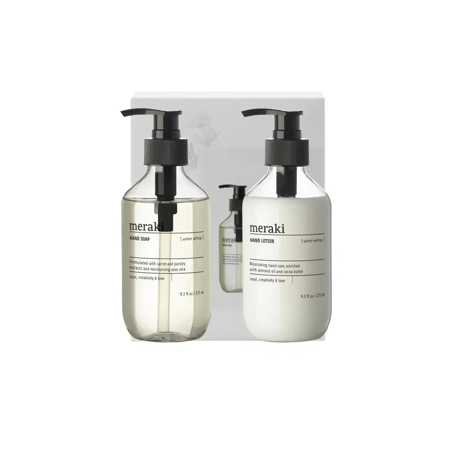 Meraki Geschenkbox Winter Whisp, Handseife & Lotion, 2×275 ml, Unisex - Bild 1