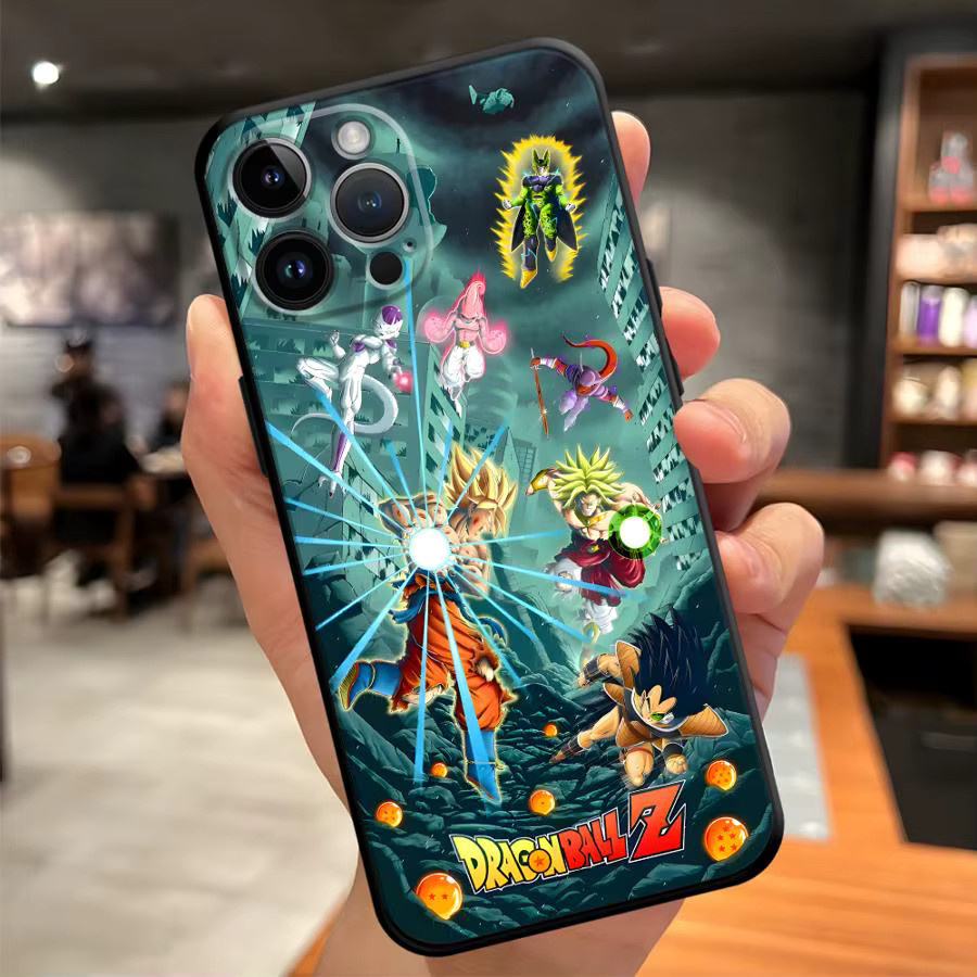 Dragon Ball Broly Handyhülle aus weichem Material in Schwarz für iPhone Modelle - Bild 4