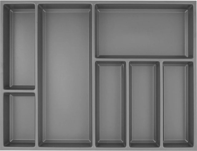Agoform Besteckeinsatz Sky Schubladeneinsatz aus Kunststoff, Schiefergrau, B: 62,0 cm, H: 47,3 cm, T: 5,3 cm - Bild 1