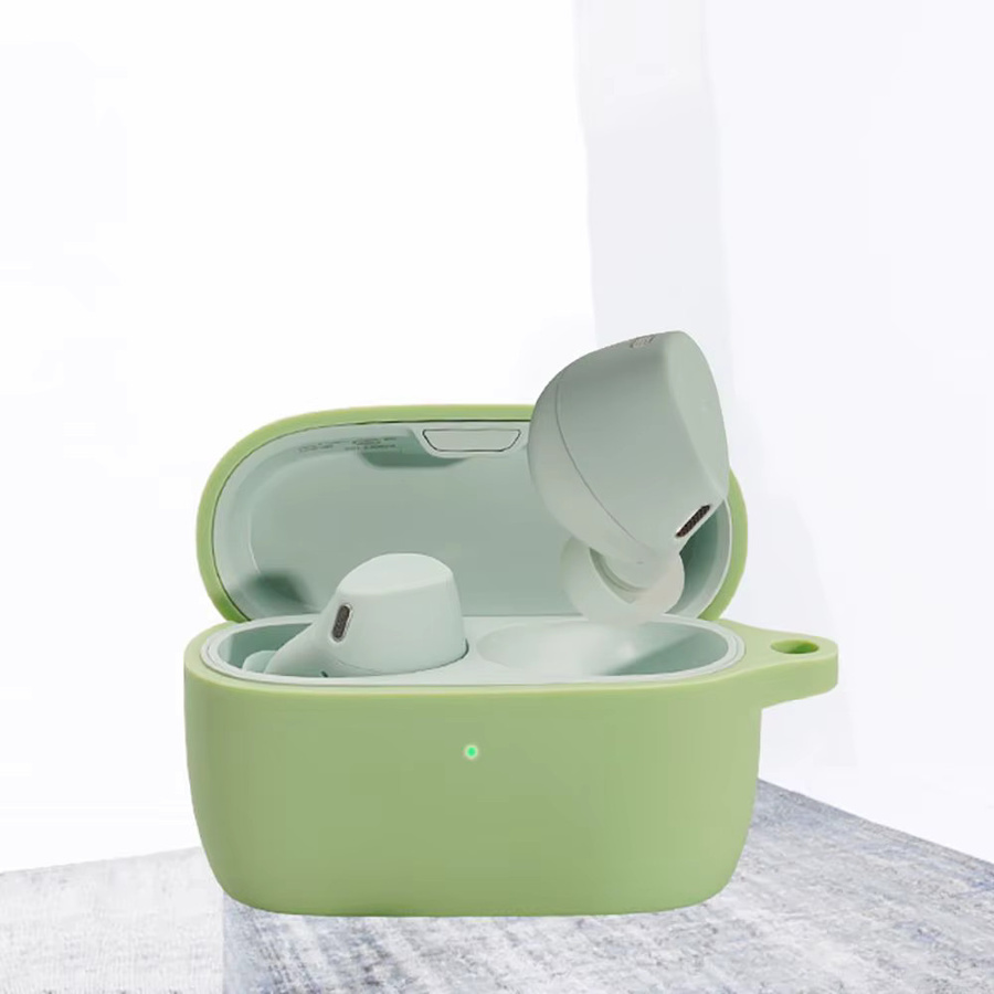 Silikonhülle für Jabra Elite 4 Bluetooth-Kopfhörer in Schwarz - Bild 2