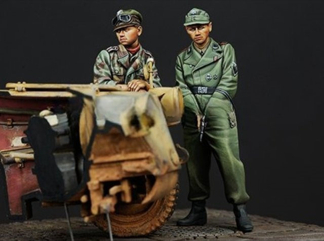 GK Resin-Soldatenmodell, militärisches Thema, Bausatz, 1/35 - Bild 1