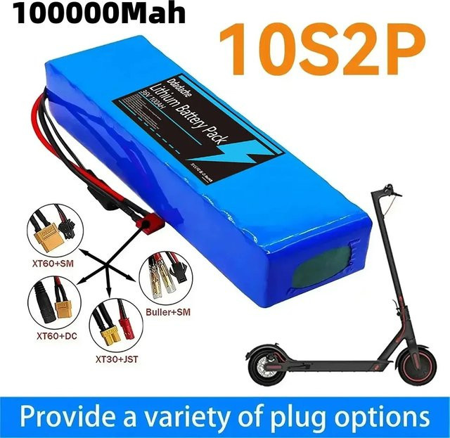 Frankreich Lithium-Elektroroller-Akku 36V 100000mAh für 500W E-Scooter in Blau - Bild 1