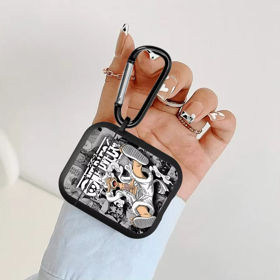 One Piece Luffy Schutzhülle für AirPods Pro 1 2 3 und AirPods 4 in Multicolour - Bild 3