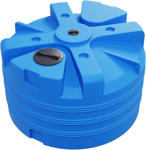 KMND Trinkwassertank aus Polyethylen in Blau, 5000 l - Bild 1