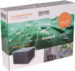 GARDEN IMPRESSIONS Schutzhülle Coverit für Balkonset Georgia in Schwarz aus Polyester - Bild 1
