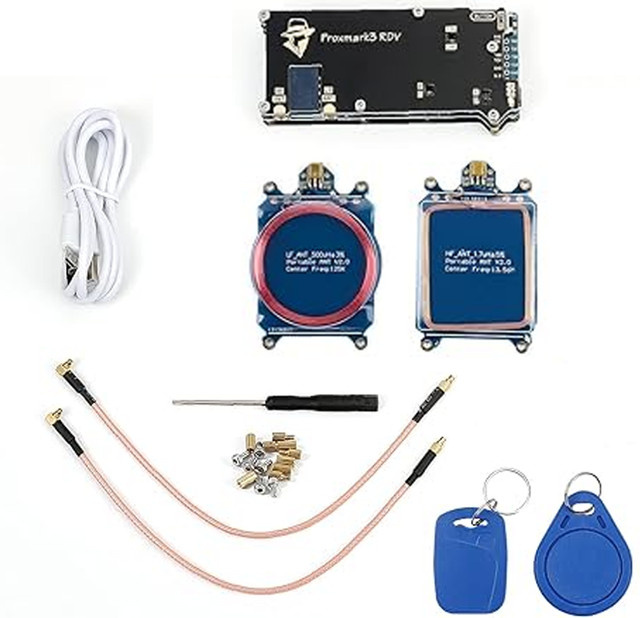 Proxmark3 Rev2 Kit Anruhoo NFC Kartenleser und RFID Kartenprogrammierer für 125 kHz und 13,56 MHz IC ID Duplikator - Bild 1