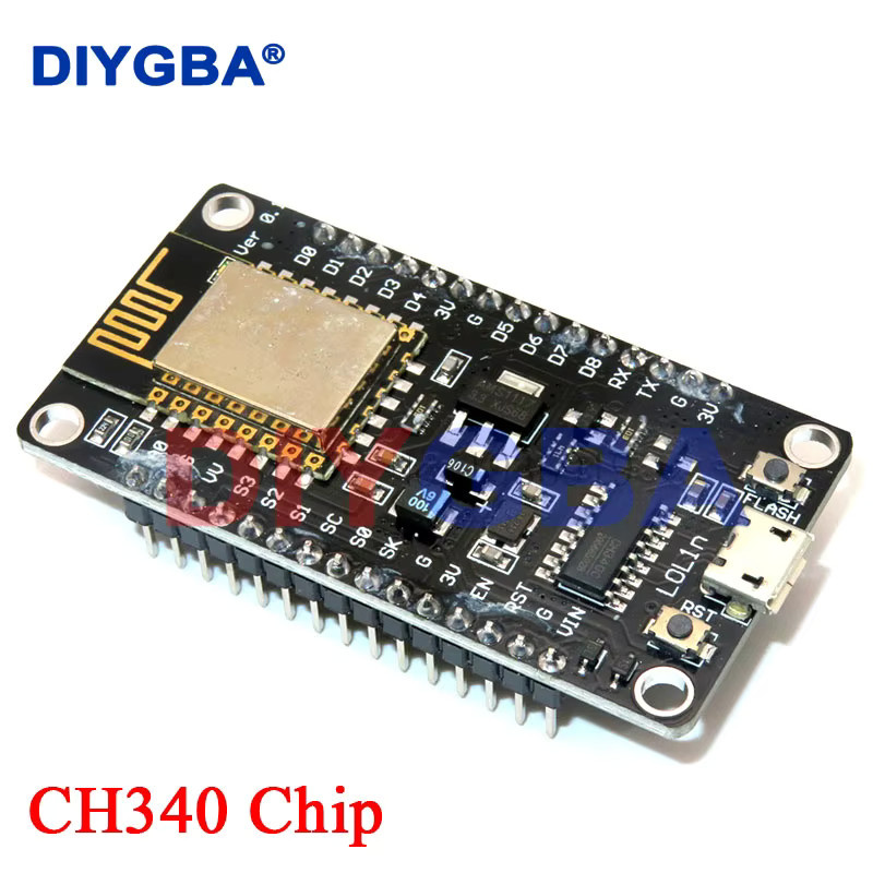 NodeMCU Development Kit V3 CH340 mit Motor Shield und ESP8266 ESP-12E für DIY RC Smart Car und IoT Projekte in Schwarz - Bild 2